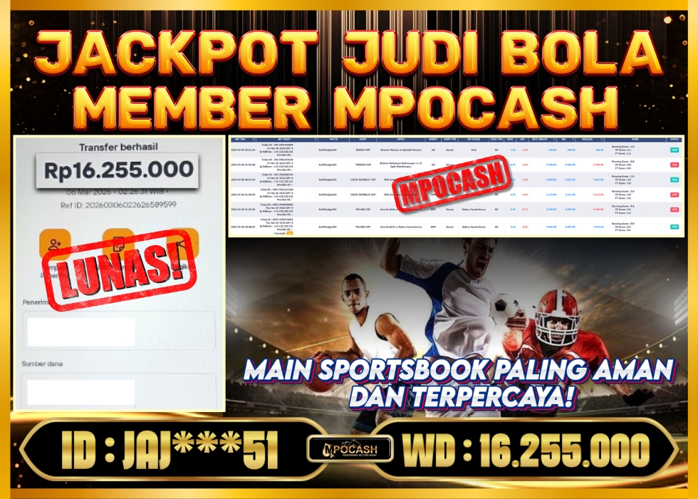 MPOCASH JACKPOT JUDI BOLA